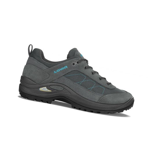 Tenis Para Caminar Lowa Taurus II GTX LO WS Mujer Anthracite | IURAS7496