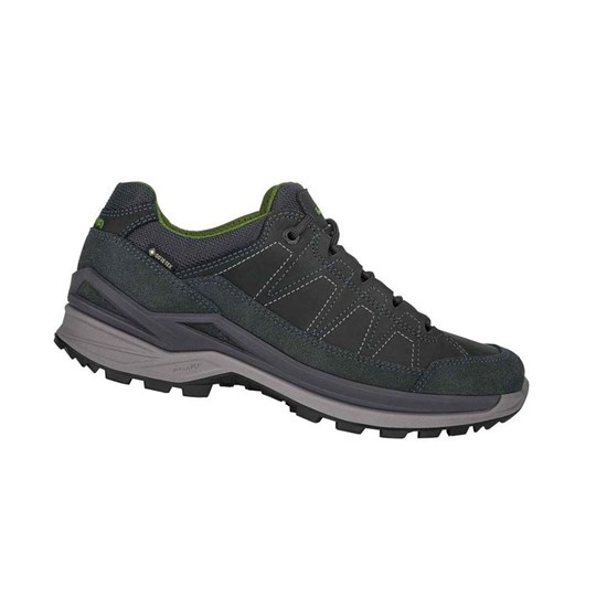 Tenis Para Caminar Lowa Toro Evo GTX LO Hombre Grises Oscuro Verdes | KGSZN0649