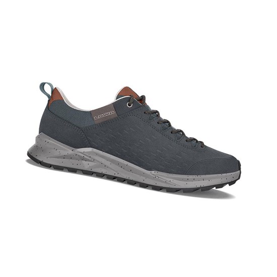 Tenis Para Caminar Lowa Valletta Hombre Azules | ISFEY8639
