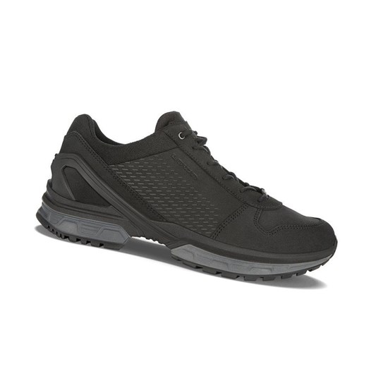 Tenis Para Caminar Lowa Walker GTX Hombre Negros | CUGAO7620