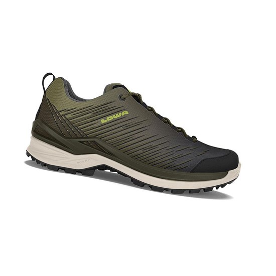 Tenis Para Caminar Lowa Zirrox GTX LO Hombre Verde Oliva | EPALM7168