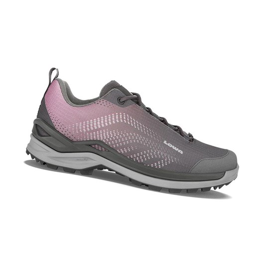 Tenis Para Caminar Lowa Zirrox GTX LO WS Mujer Marrom Rosas | XWPZY8163